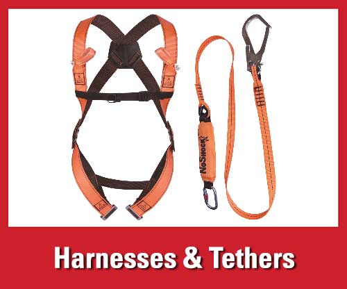 25% off featured warehouse safety products: fall protection harnesses and tethers