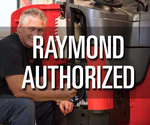Learn more about Pengate's status as a Raymond Authorized Sales & Service Center.
