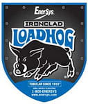 EnerSys Ironclad Loadhog shield logo with warthog